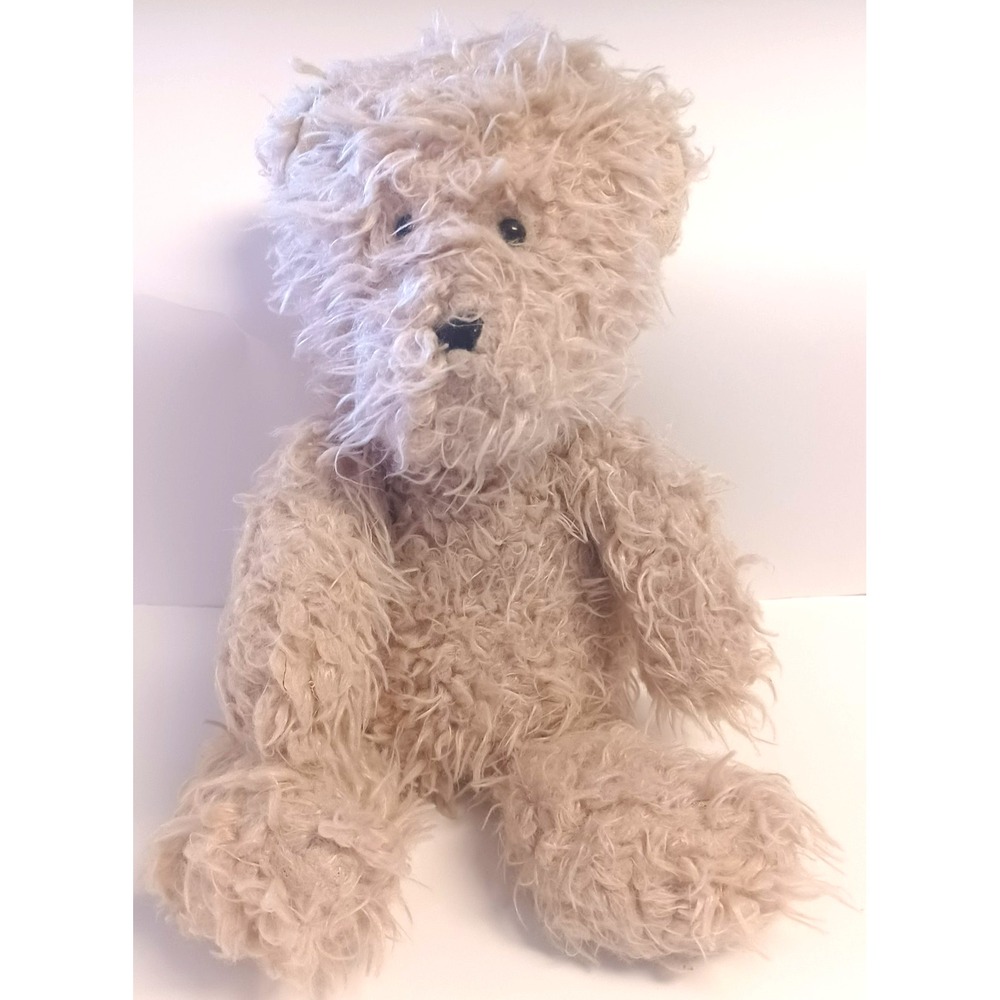 Jellycat Angora Cocoa Bear Plush 12" Shaggy Soft Teddy Stuffed Animal Retired
